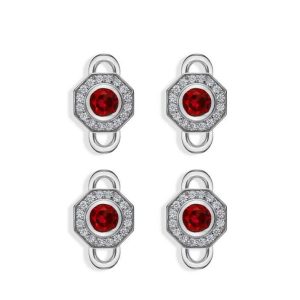 TOM FORD OCTAGON DIAMOND STUDS