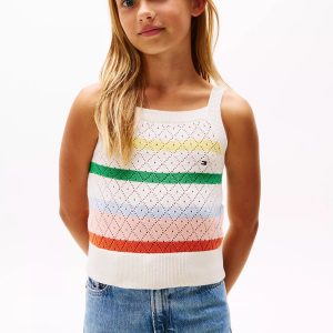 Tommy Hilfiger Kids' Crochet Sweater Tank