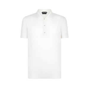 TOM FORD SILK COTTON MESH POLO