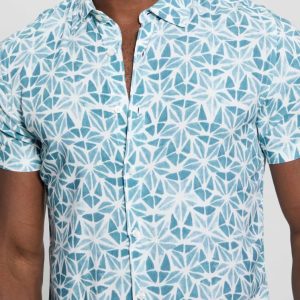 Guess Eco Watercolor Short-Sleeve Shirt