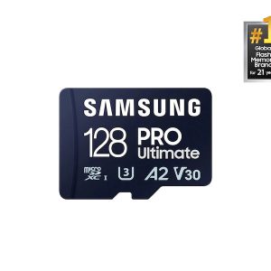 Samsung PRO Ultimate 128 GB microSDXC Card UHS-I + Adapter