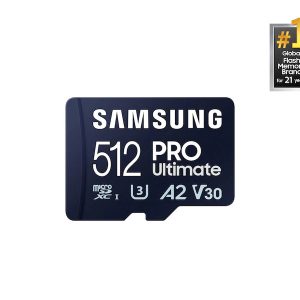 Samsung PRO Ultimate 512 GB microSDXC Card UHS-I + Adapter