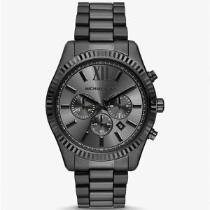 Michael Kors Oversized Lexington Black-Tone Watch