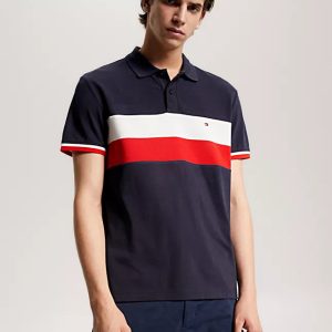 Tommy Hilfiger Regular Fit Colorblock Polo