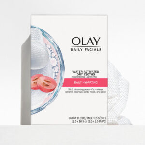 Olay Daily Facials Cleansing Cloths Daily Hydrating Clean 66 Count