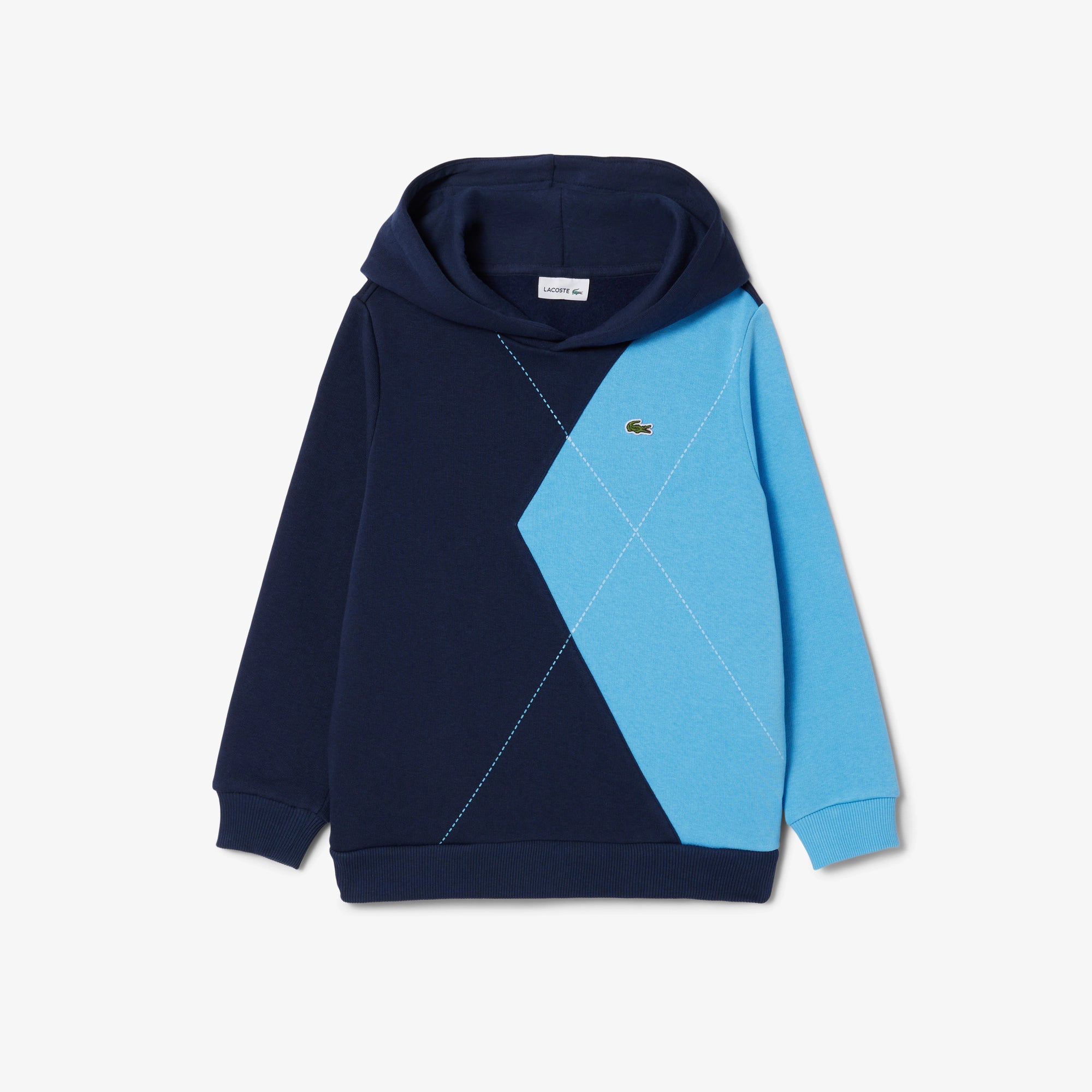 Lacoste Kids' Argyle Motif Hoodie