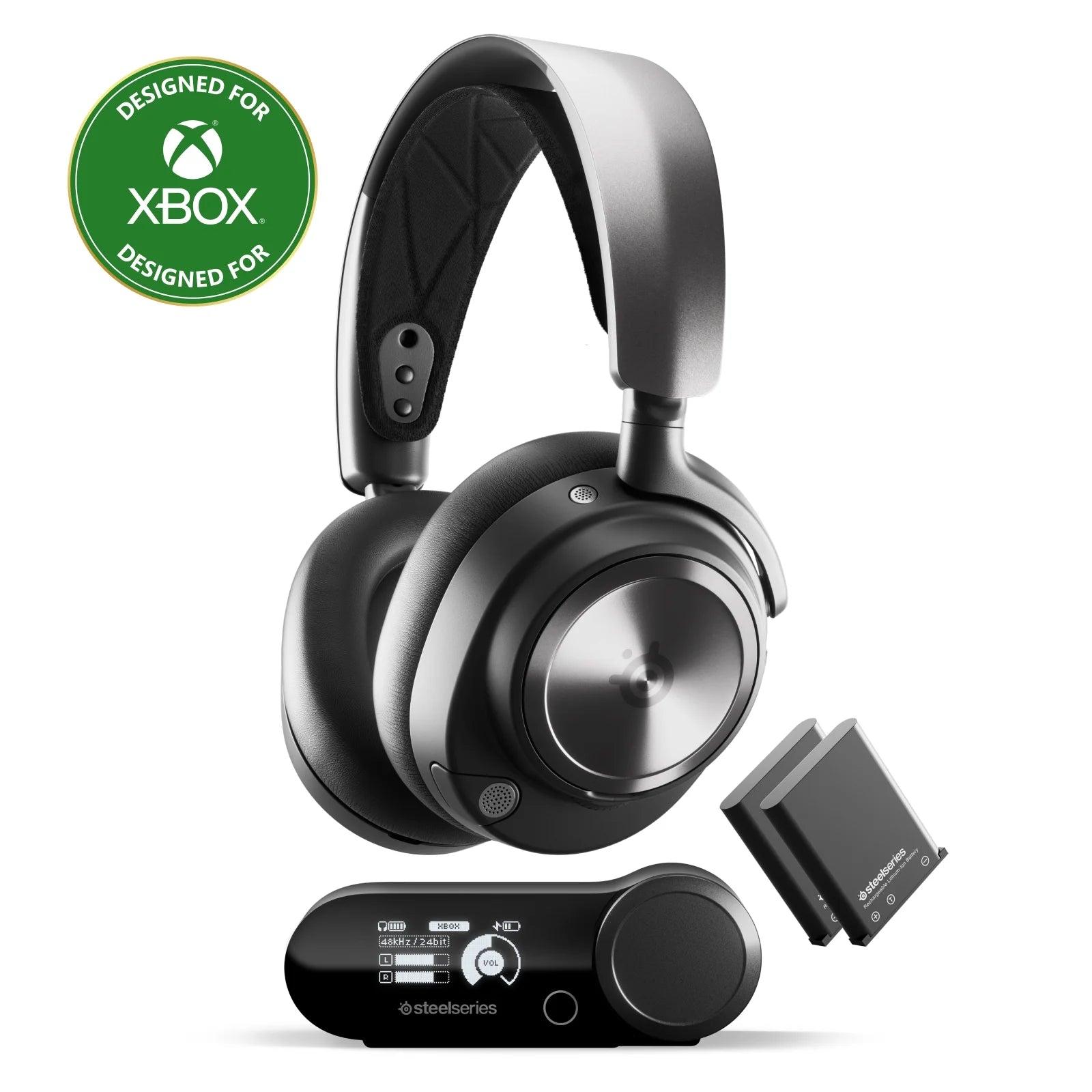 SteelSeries Arctis Nova Pro Wireless Omni-Platform Gaming Headset for Xbox Series X and S, Xbox One, Black