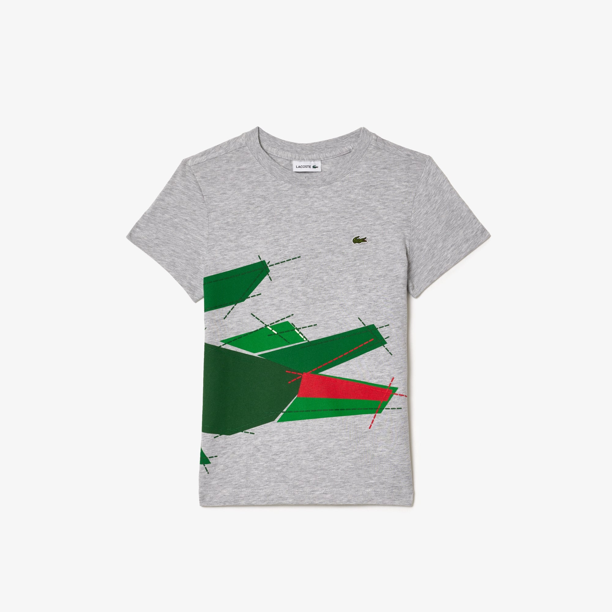 Lacoste Kids' Crocodile Graphic Cotton T-Shirt