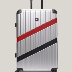 Tommy Hilfiger 28" Striped Hardcase Spinner Luggage