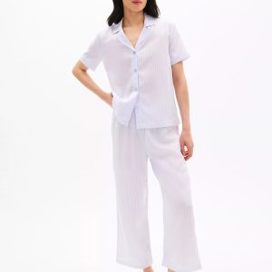 Tommy Hilfiger Stripe Top & Pant Pajama Set