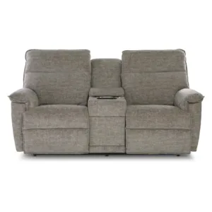 LAZBOY Jay Power Reclining Loveseat w/ Headrest & Console