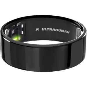 Ultrahuman Ring AIR Size 9 - World’s Lightest Sleep-Tracking Wearable - Aster Black