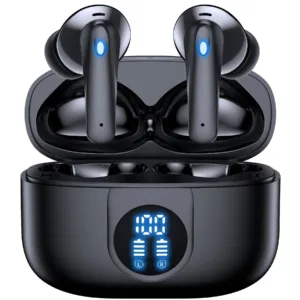 VEATOOL P91 Wireless Earbuds, Bluetooth Headphones V5.4 Stereo Ear buds with Noise Cancelling Mics