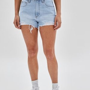 GUESS Originals Kit Destroyed Denim Shorts