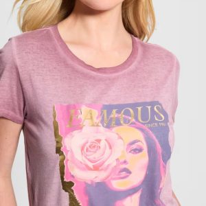 Guess Eco Rose Graphic Easy Tee