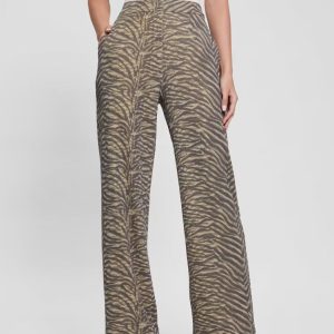 Guess Eliane Printed Wide-Leg Pants