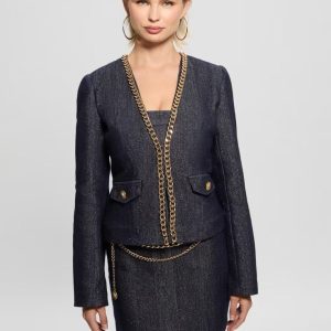 Guess Chana Shimmer Denim Jacket
