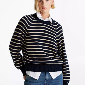 Tommy Hilfiger Oversized Fit Crewneck Sweater