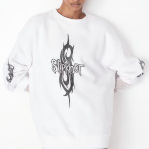 H&M Oversized Printed Sweatshirt