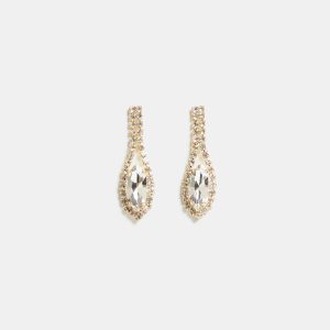 Laura Oval Stone Earrings