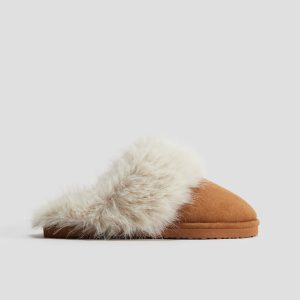 H&M Fluffy-Lined Slippers