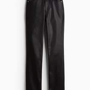 H&M High Rise Slim Straight Leg Jeans