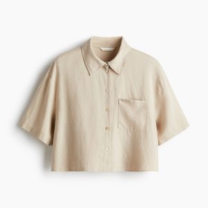 H&M Linen-Blend Shirt