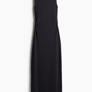 H&M Draped Bodycon Maxi Dress