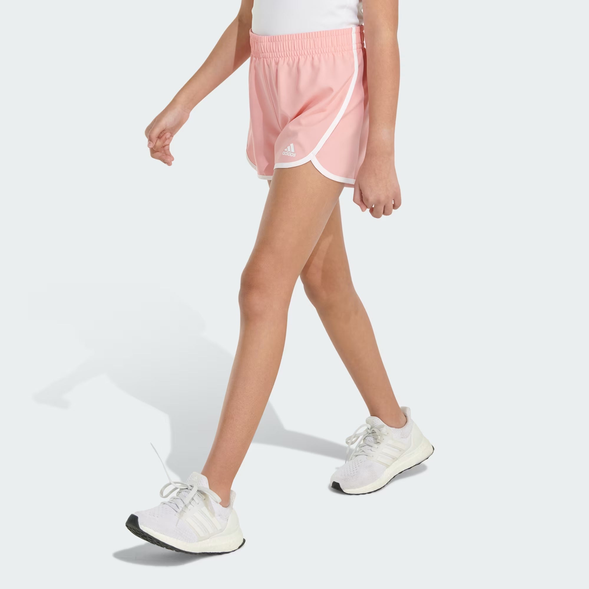 Adidas Elastic Waistband Woven Shorts with Binding - Image 4