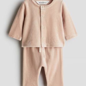 H&M 2-piece Velour Set