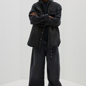 H&M Oversized Fit Denim Shirt