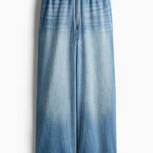 H&M Denim Drawstring Pants