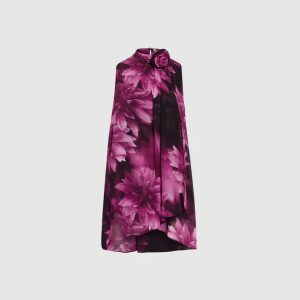 LAURA Rosette Detail Sleeveless Blouse