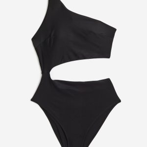 H&M Padded-cup High-leg Swimsuit