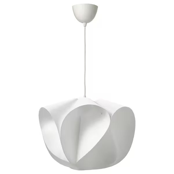 IKEA New BÄCKNATE / HEMMA Pendant lamp, white, 20 "