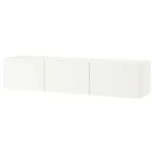 IKEA BESTÅ TV unit with doors, white/Lappviken white, 70 7/8x16 1/2x15 "