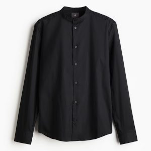 H&M Slim Fit Grandad shirt