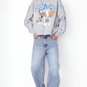 H&M Oversized Printed Sweatshirt