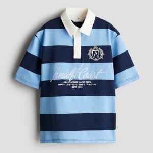H&M Text-Motif Polo Shirt