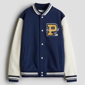 H&M Appliquéd Baseball Jacket