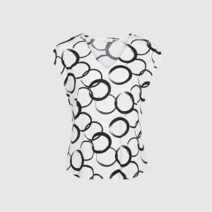 LAURA Ring Print Top