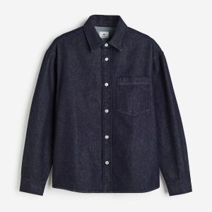 H&M Regular Fit Denim Overshirt