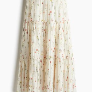 H&M PLEATED MAXI SKIRT