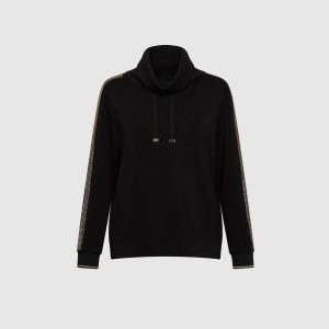 LAURA Raised Cowl Neck Top