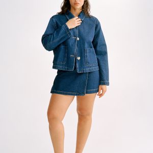 H&M Twill Jacket with Collar