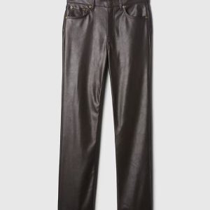 Gap High Rise Recycled Vegan Leather '90s Straight Pants