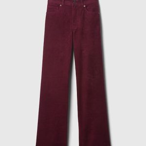 Gap High Rise Corduroy Stride Wide-Leg Pants