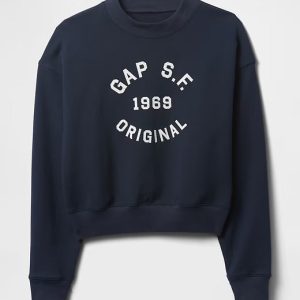 Gap Heavyweight French Terry Cropped Sweatshirt
