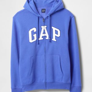 GAP VintageSoft Arch Logo Full-Zip Hoodie