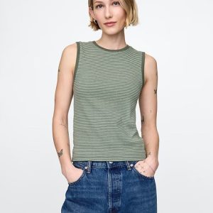 Gap Modern Rib High Neck Top